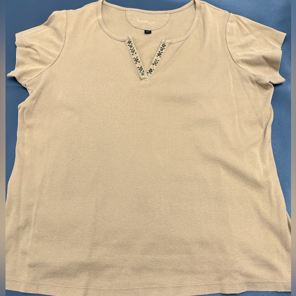 Avenue 18/20 Tee Embellished With Beads